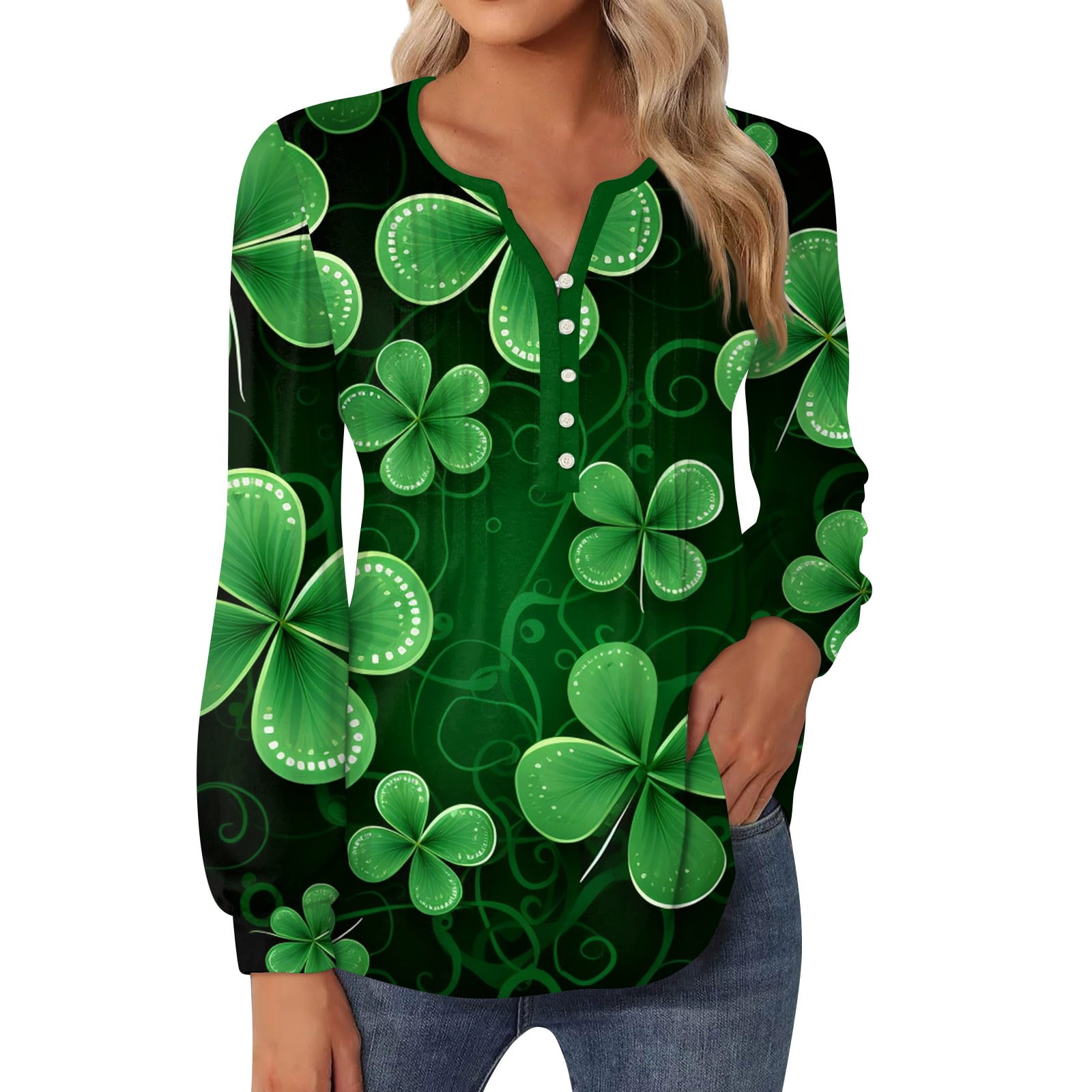 Green Tshirt Women Irish Gifts for Women Under 10 Dollars Womens