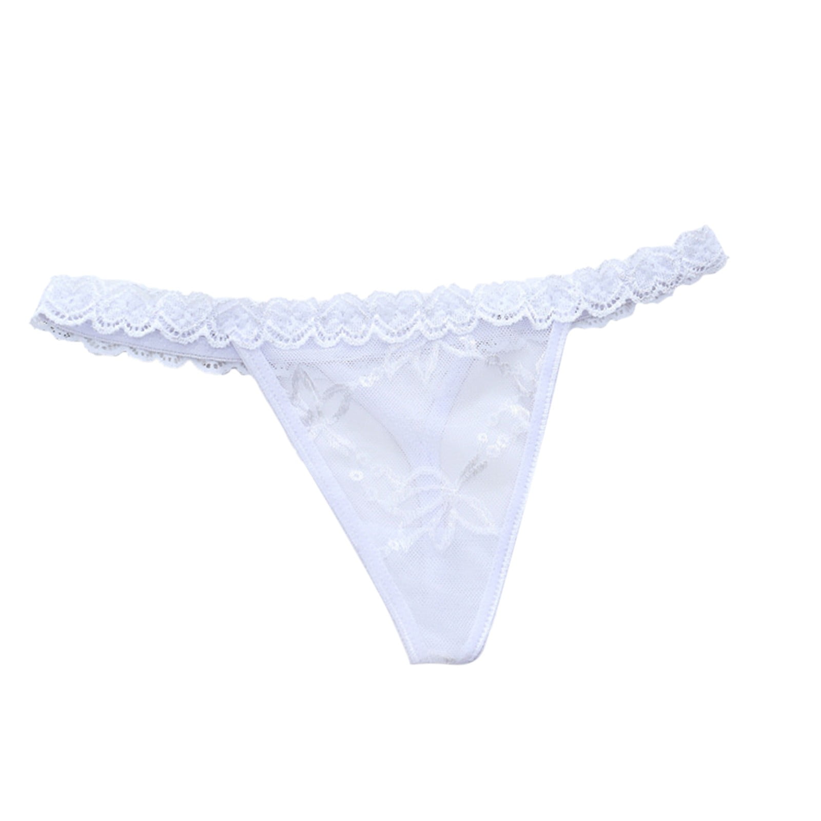 Knosfe Thong Panties Sexy Soft T Back See Through Underwear For Women