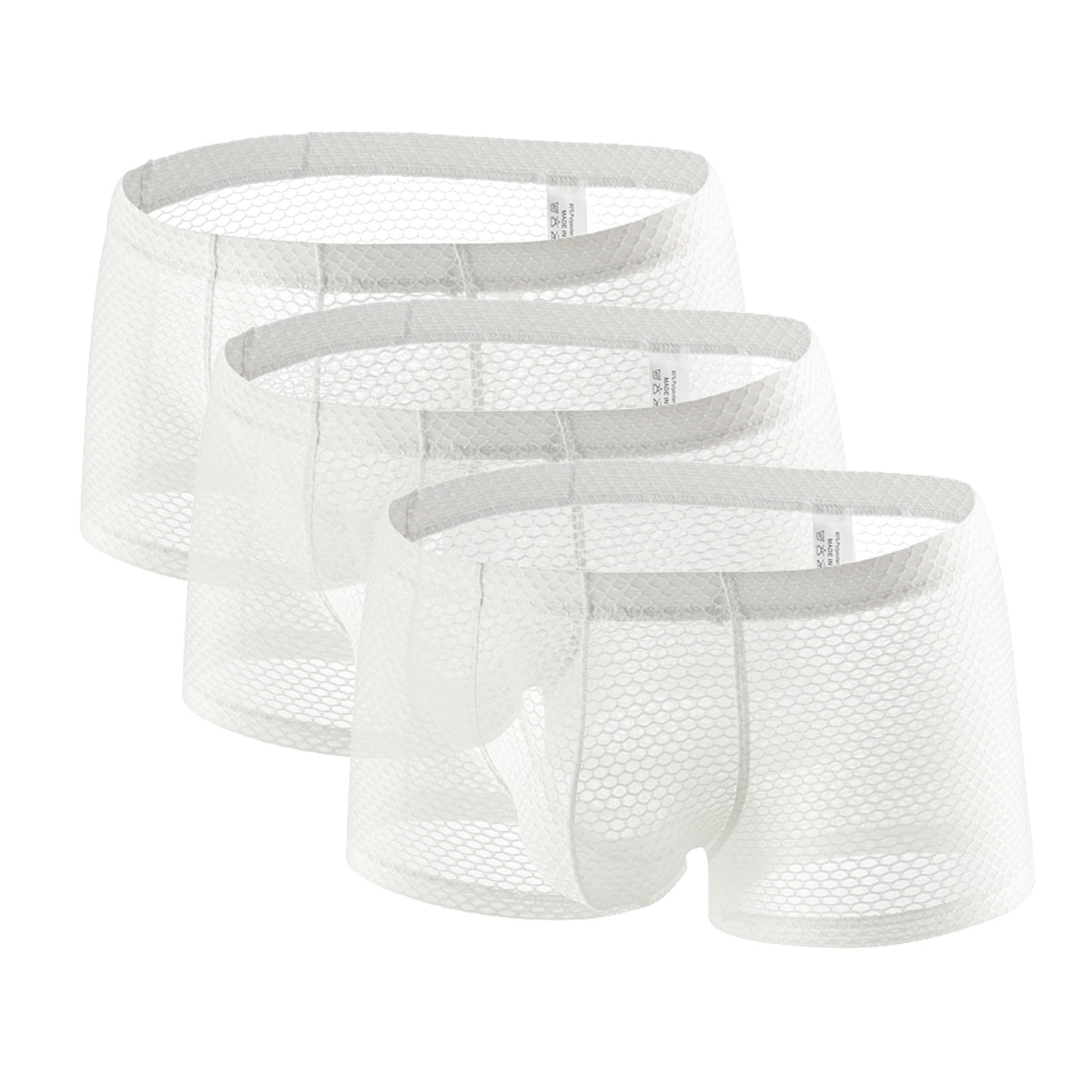 Knosfe Underwear for Men Pouch Mens Underwear Sexy Boxer Briefs 3 Pack