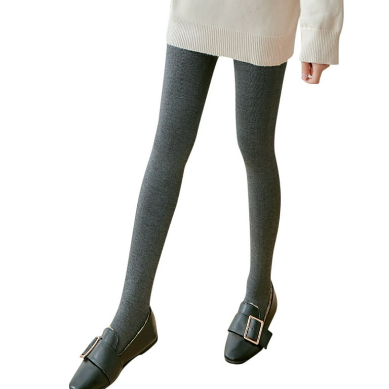 Women's Winter Fleece Lined Opaque Thermal Tights | High Waist Soft  Pantyhose