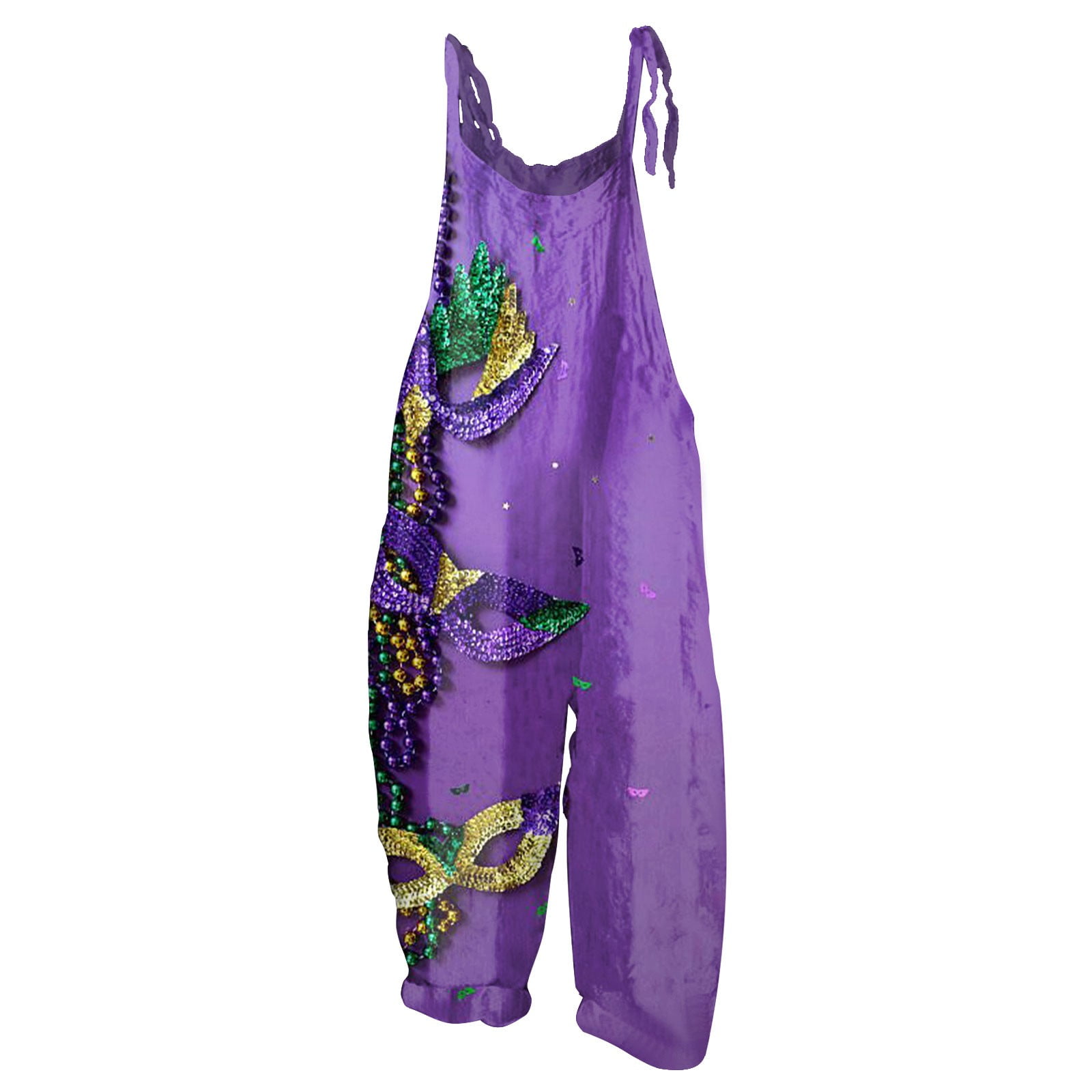 black mardi gras jumpsuit