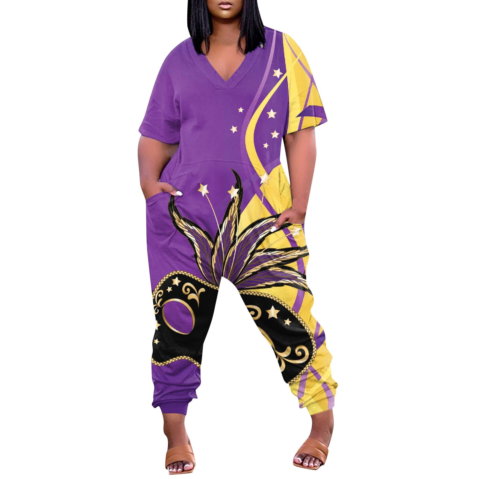 mardi gras jumpsuit men