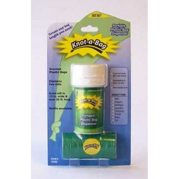 Knot-A-Bag, Portable Plastic Bag Dispenser (Standard Style)