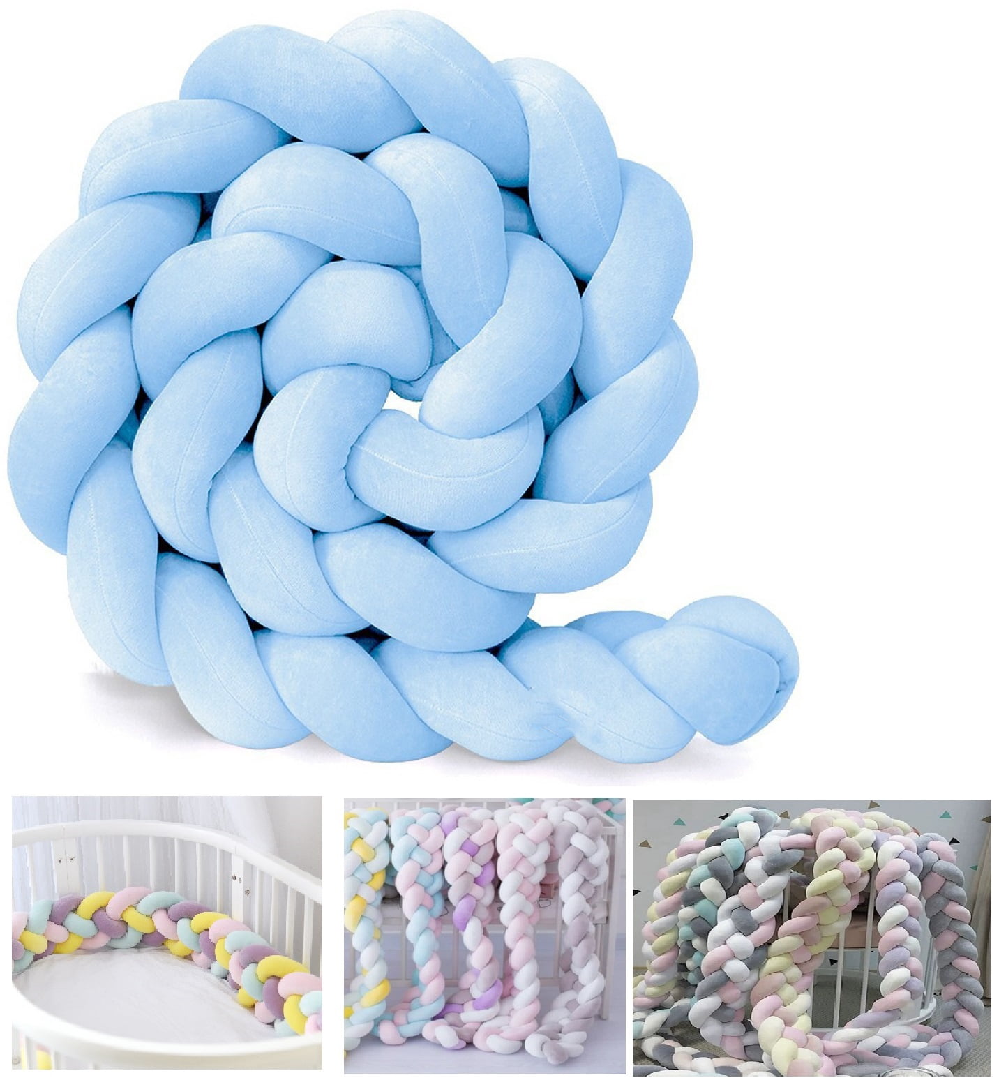 Knot Ball Pillow, Round Decorative Throw Pillows Cushion, Children Room Decoration Plush Toys Calming Stress Relief Toy