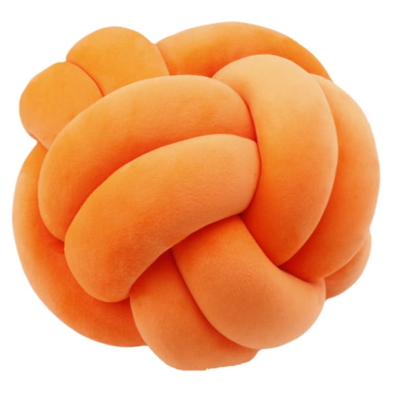 Knot Ball Pillow, Velvet Round Knotted Pillow Cushion Home Decorative, Knot Pillow for Home Sofa Couch Bedroom Living Room Decor