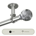 thumbnail image 1 of Knot Ceiling 1" Curtain Rod/ Room Divider 48-84 inch - Satin Nickel, 1 of 2