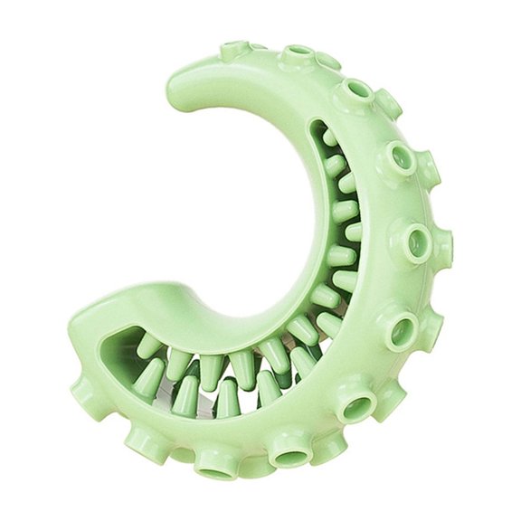 Knot Design Tentacle Chew Bone Slow Feeder With Treat Holes For Dog Teeth Care Interactive Rubber