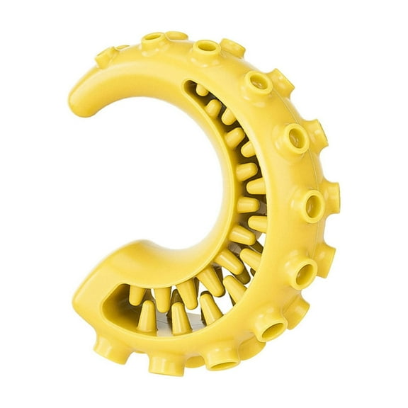 Knot Design Tentacle Chew Bone Slow Feeder With Treat Holes For Dog Teeth Care Interactive Rubber