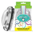 thumbnail image 1 of Knot Genie Detangling Hair Brush for Kids (Peaceful Pewter) | Perfect Detangling Brush for Curly Hair, Gently Separate Tangles, Leaves Hair Smooth and Shiny | The Pain Free Knot Detangler, 1 of 8