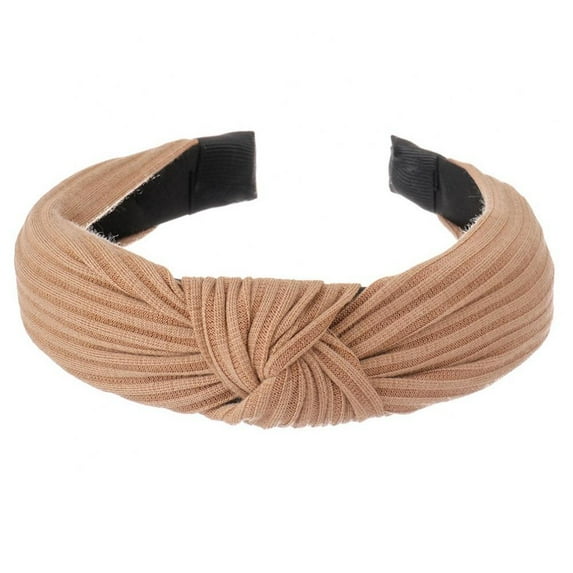 Knot Headbands for Women Girls, Knotted Headband Non Slip Fabric Headbands Knotted Wide Turban Hair Band Elastic Hair Accessories