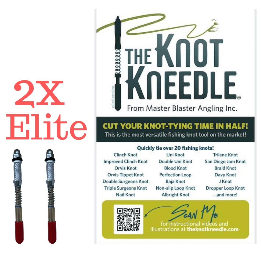 Knot Kneedle (2pk) -Designed to Tie Your Fly Fishing Knots with