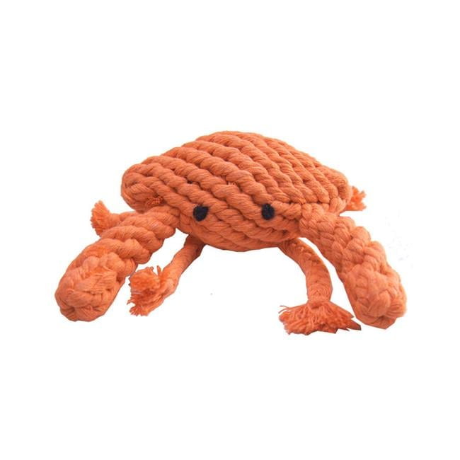 Knot Rope Ball Chew Dog Puppy Toy Pet Chew Toy Cute - Crab