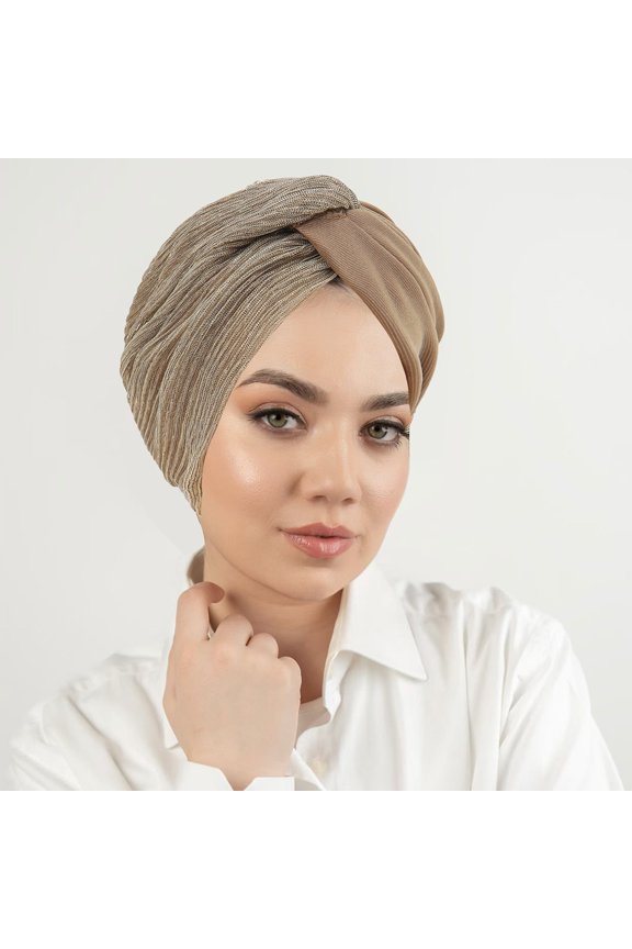Knot Turban for Women, Breathable Instant Turban|Standard Size Cotton|Pre-tied Scarf, Hijab Cap&Undercap, Head&Hair Wrap