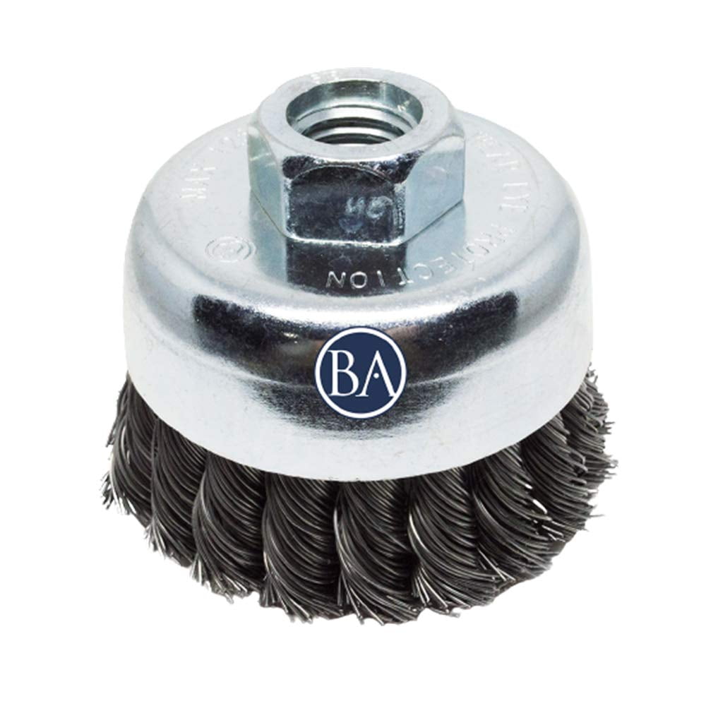 Knot Wire Cup Brush For Narrow Holes Derusting Paint Removal Deburring
