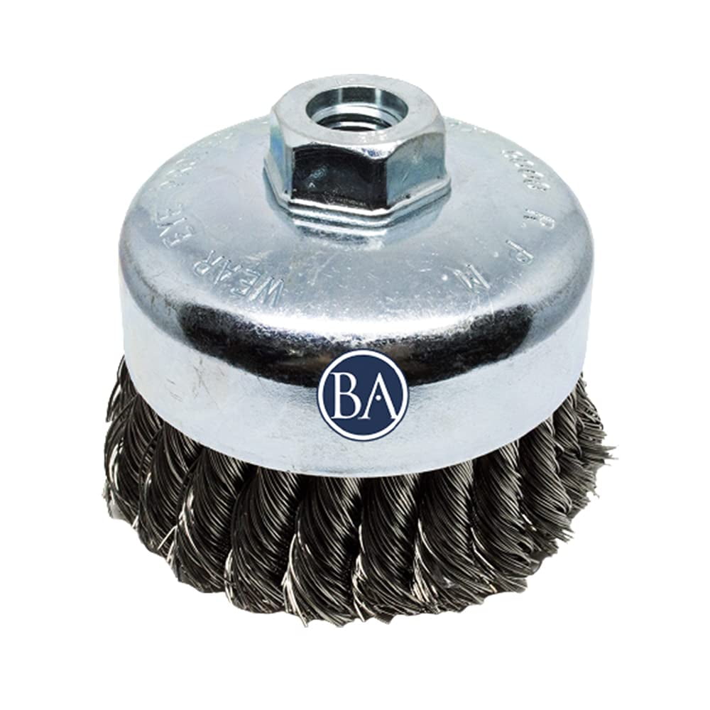 Knot Wire Cup for Aluminum, Concrete, Metal for Derusting Paint Removal