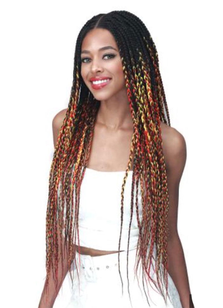 Bobbi Boss 13X5 Knotless Box Braid 30 Glueless Lace Wig  display picture 2
