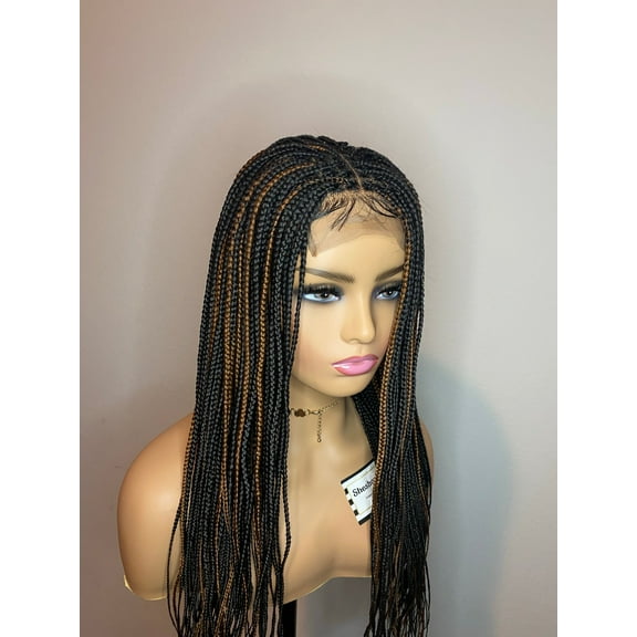 Knotless cc sheshopperhairplace's Hand braided cornrows tribal braids wig Beth tribal braids made on lace closure 4 by 4Beth tribal braids