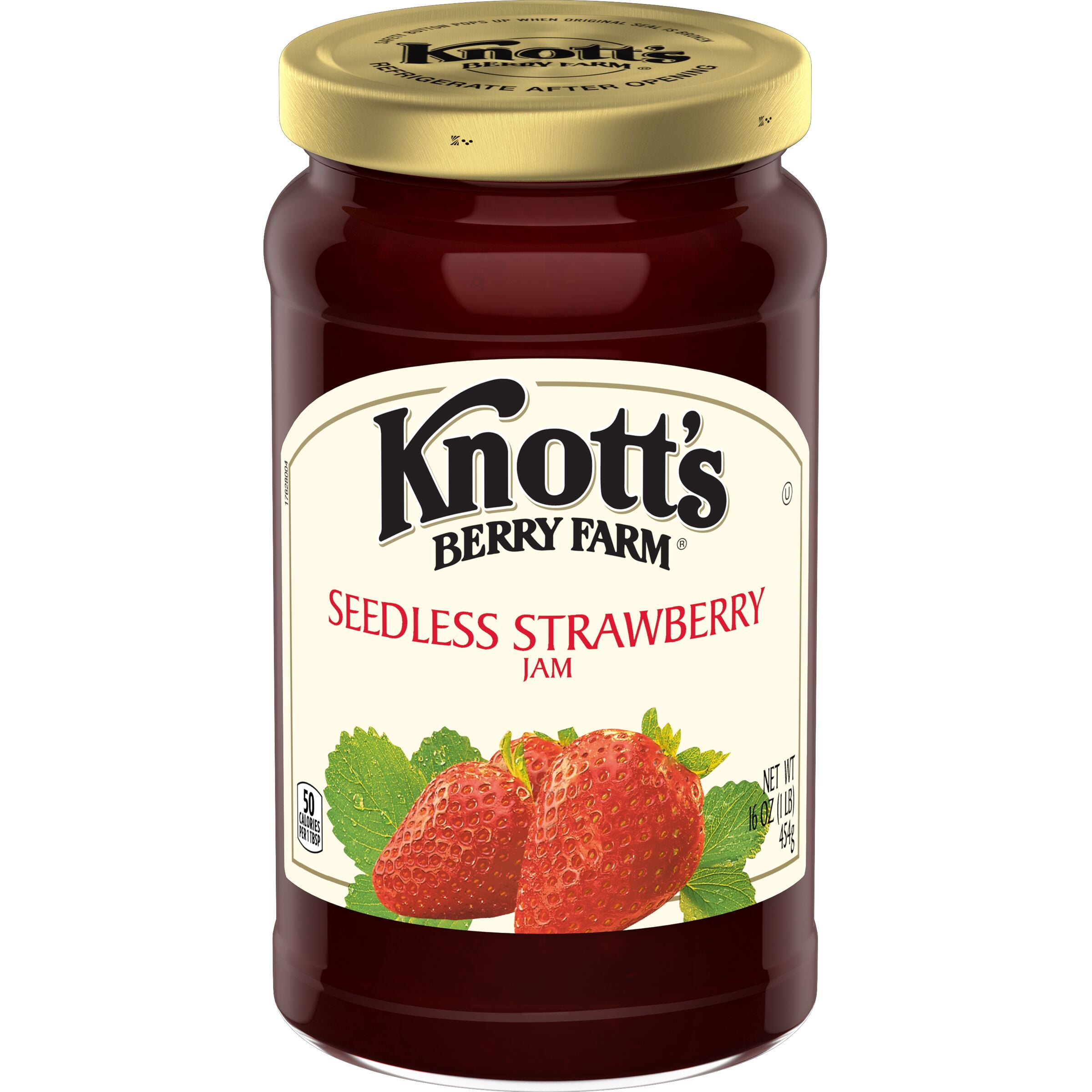 Knott's Berry Farm Seedless Strawberry Jam, 16Ounce