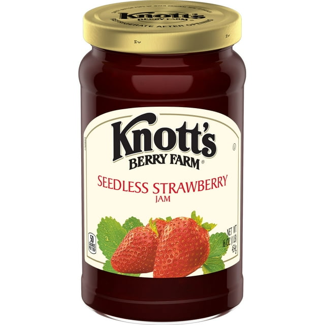 Knott's Berry Farm Seedless Strawberry Jam, 16Ounce