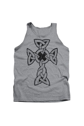 - Knotted Celtic Cross - Tank Top - Large