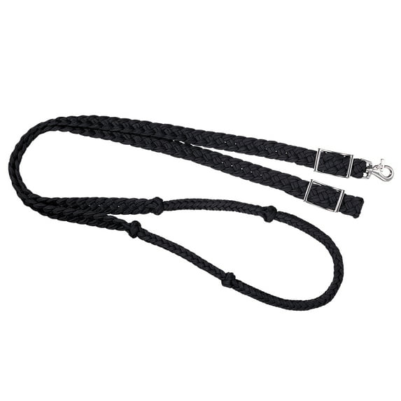 Knotted Cord Barrel Reins withSnap