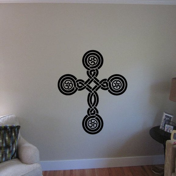 Knotted Cross Decal - 36 Inches