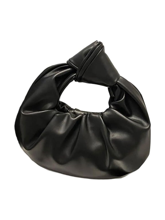 Knotted Handbag for Women Ruched Hoboes Dumplings Bag Ladies Clutch Purses