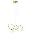 thumbnail image 1 of Knotted LED Dimmable Chandelier // Sandy Gold, 1 of 2