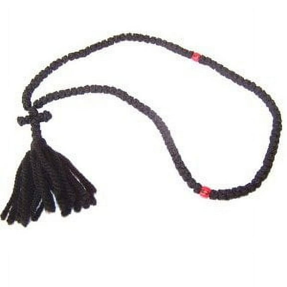Knotted wool chotki Rosary - Komvoschinia (100 Knots 17")