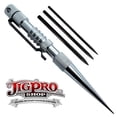 thumbnail image 1 of Knotters Tool II (Silver) w/ 3 Different Size Black Lacing Needles ~Marlin Spike for Paracord, Leather, &amp; Other Cord, 1 of 1