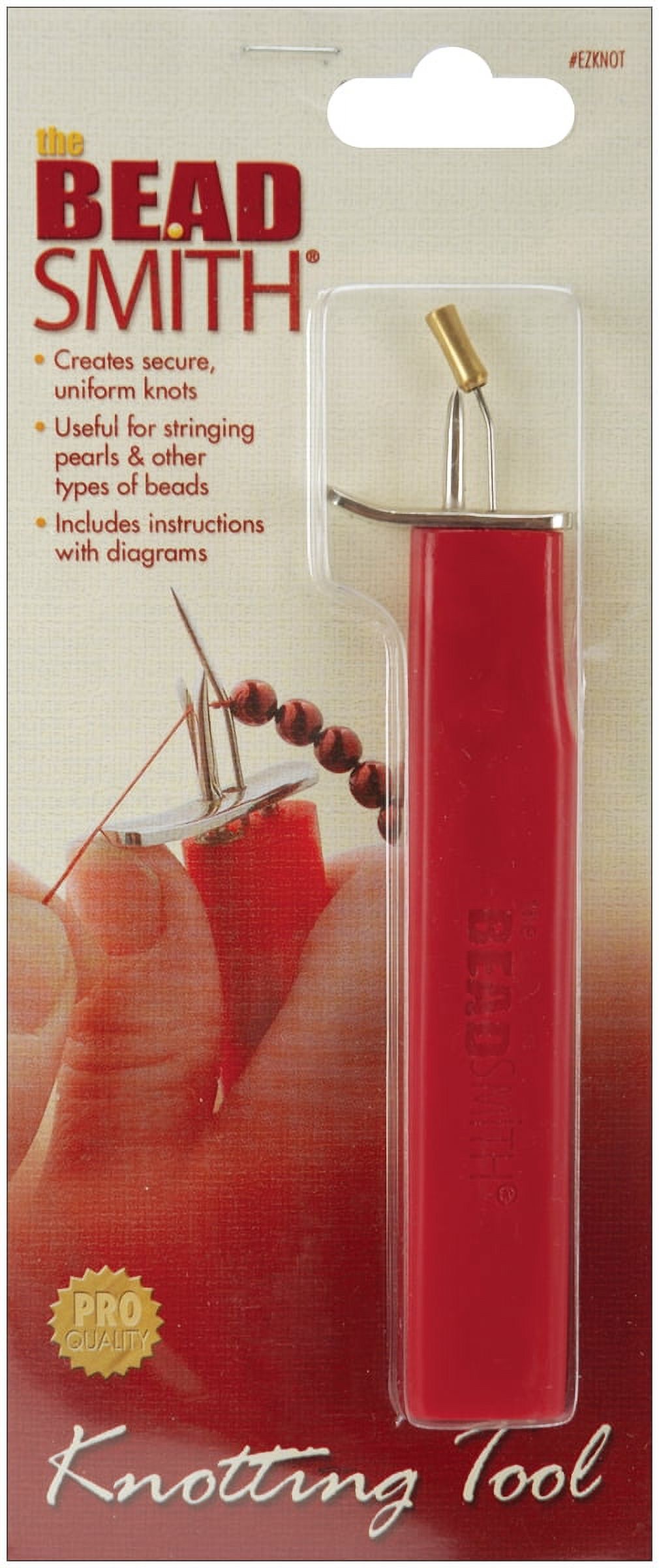 The Beadsmith EZ Knotting Tool, 6 Inches, Create Secure Knots, for Stringing Pearls and Other Beads
