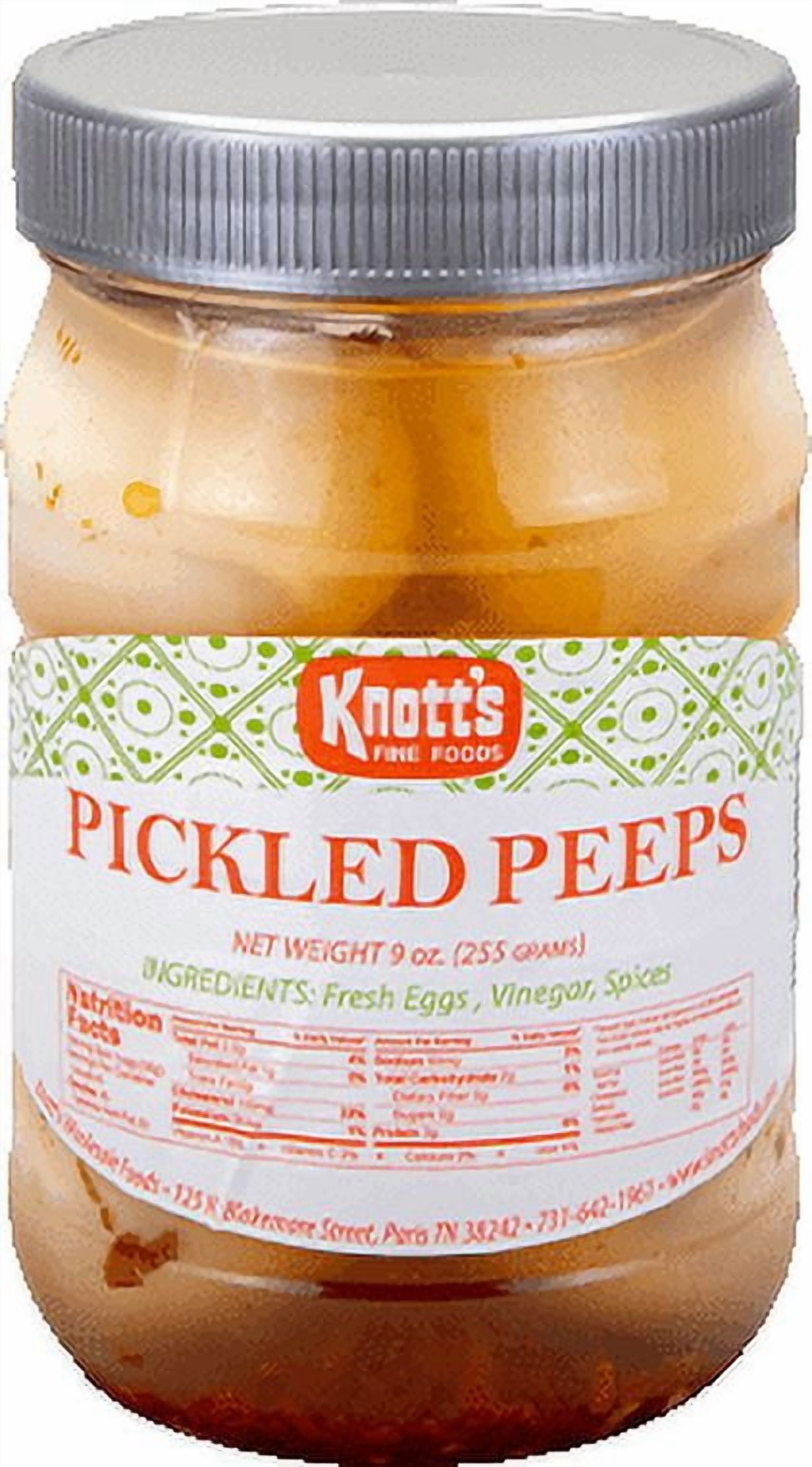 Knotts Foods Brand Pickled Eggs, Refrigerated, Plastic Container