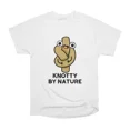thumbnail image 1 of Knotty By Nature Cute Rope Pun T-Shirt Tee Gift For Him Merch For Her Apparel For Friend, 1 of 2