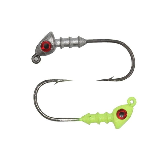 Knotty Hooker Straight Eye Gamakatsu Jig Heads
