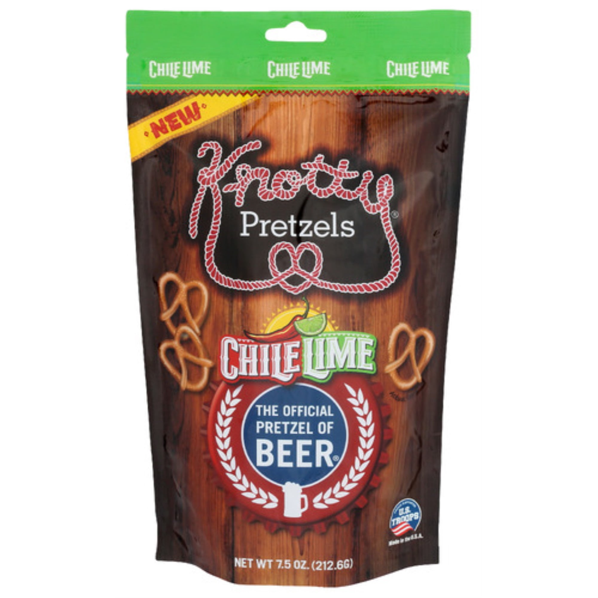 Knotty Pretzels Pretzels Chile Lime Case Of 127.5 Oz