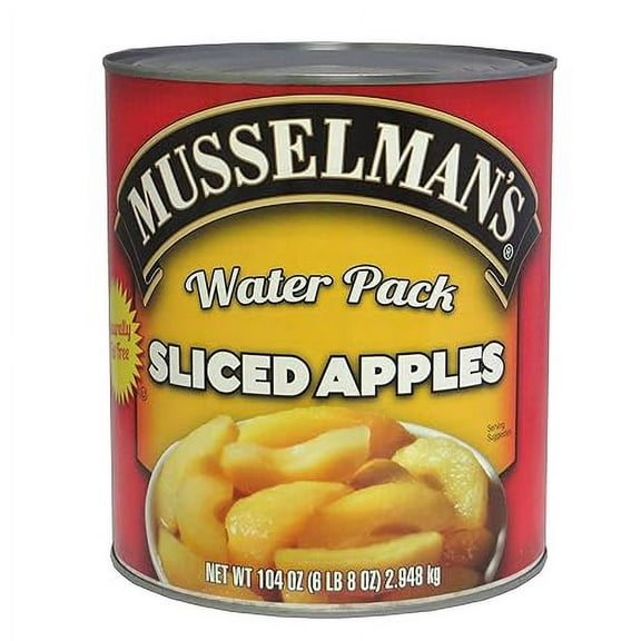 Knouse Foods Musselmans Sliced Apple, 104 Ounce - 6 per case.