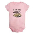 thumbnail image 1 of We Both Know That's Not an Airplane Funny Rompers For Babies, Newborn Baby Unisex Bodysuits, Infant Jumpsuits, Toddler 0-12 Months Kids One-Piece Oufits (Pink, 12-18 Months), 1 of 4