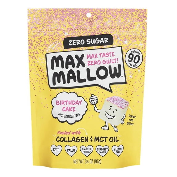 Know Brainer Max Mallow Birthday Cake - Guilt-Free & Zero Sugar Marshmallows