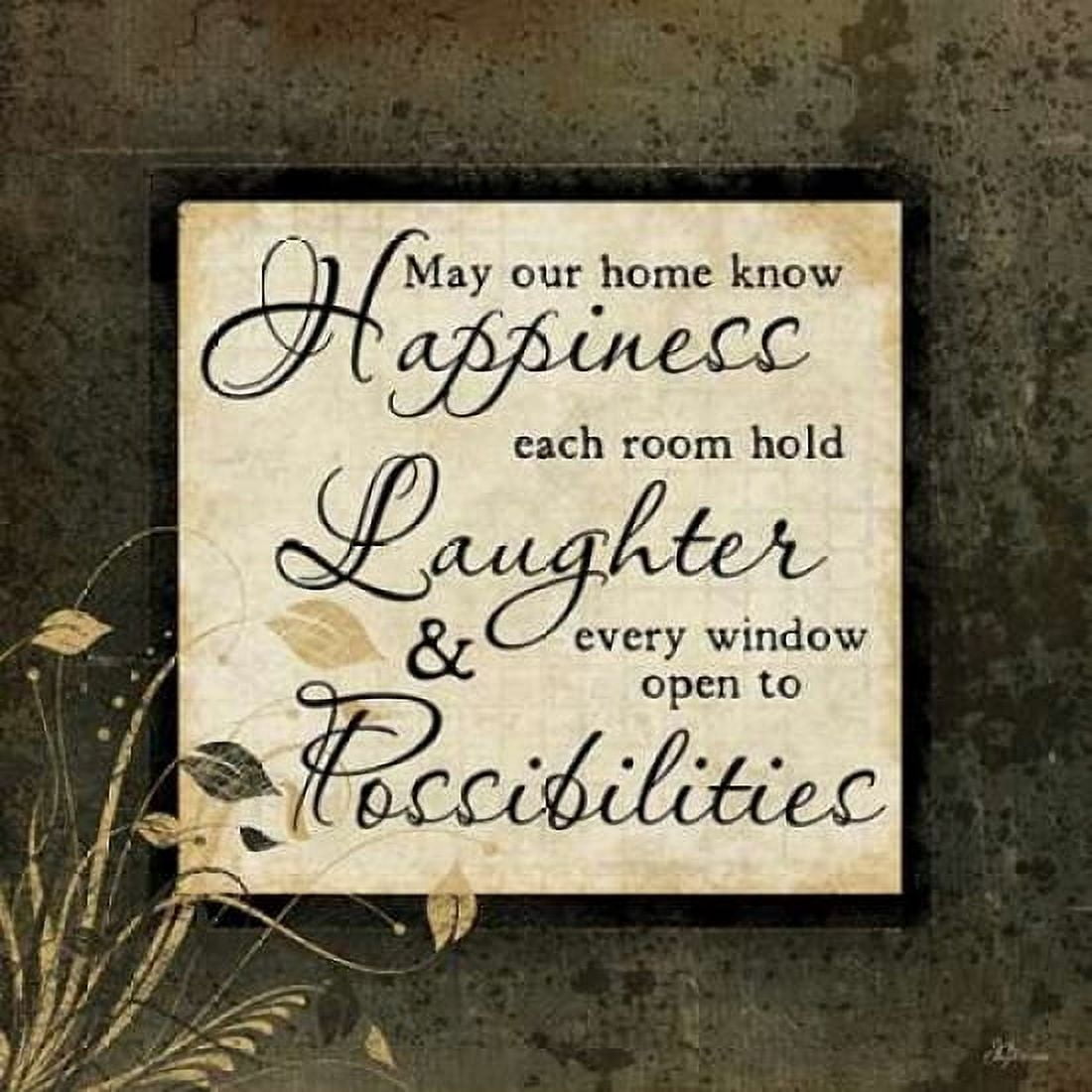 Know Happiness Canvas Art - Jennifer Pugh (24 x 24)