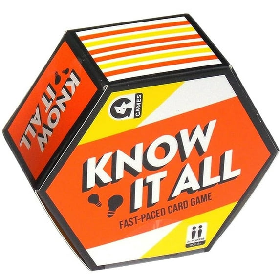 Know It All - Fast Paced Card Game