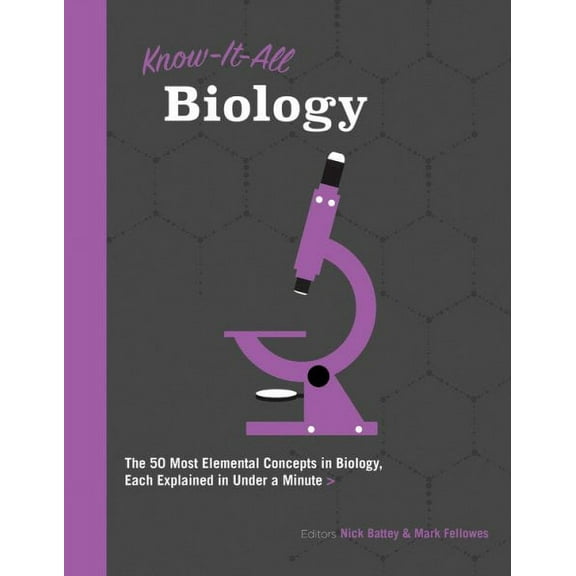Know It All: Know It All Biology : The 50 Most Elemental Concepts in Biology, Each Explained in Under a Minute (Series #5) (Paperback)