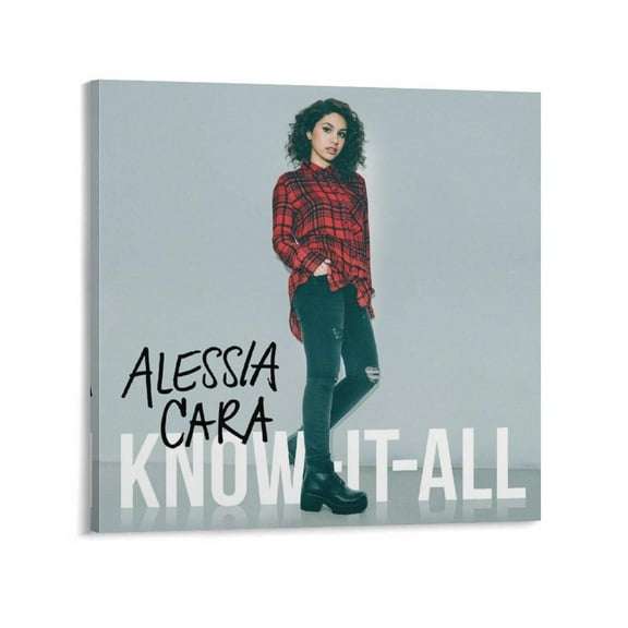 Know-It-All by Alessia Cara Canvas Poster Wall Decorative Art Painting Living Room Bedroom Decoration Gift