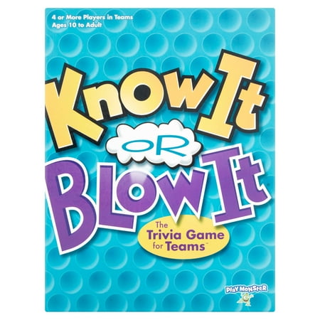 Know It Or Blow It Game