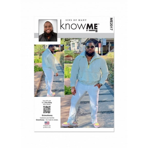 Know Me Sewing Pattern 2017 Men BB (44-46-48-50-52)