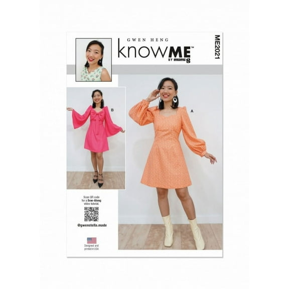 Know Me Sewing Pattern 2021 Women K5 (8-10-12-14-16)
