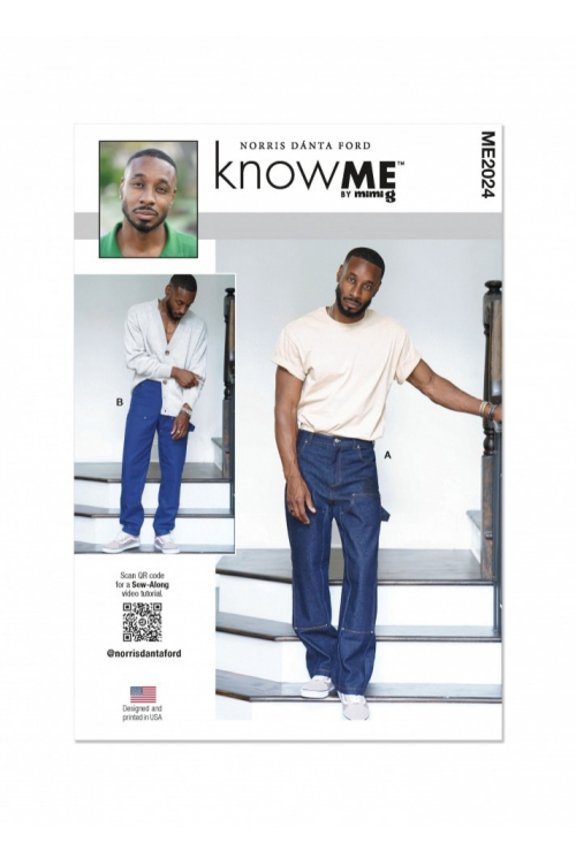 Know Me Sewing Pattern 2024 Men AA (34-36-38-40-42)