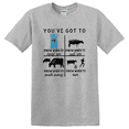 thumbnail image 1 of Know When To Hold Em Cattle Farmer Ranching T-Shirt, 1 of 5