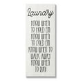thumbnail image 1 of Know When To Run Funny Laundry Typography Graphic Art Gallery Wrapped Canvas Print Wall Art, 1 of 7