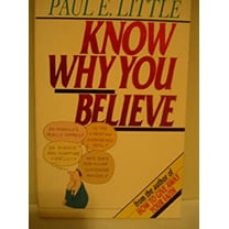 Pre-Owned Know Why You Believe Paperback Paul E. Little