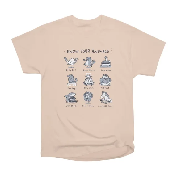 Know Your Animals T-Shirt Tee Gift For Him Merch For Her Apparel For Friend